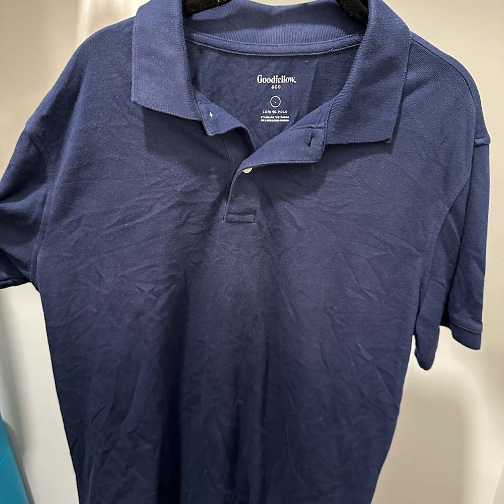 Goodfellow & Co Men's Dark Blue Polo Shirt